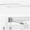 Retractable Awning Black 300 x 250 cm Fabric and Aluminum