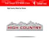 Applicable to Chevrolet, Jeep, Dodge, and Ford: High Country Car Emblem Tail Sticker