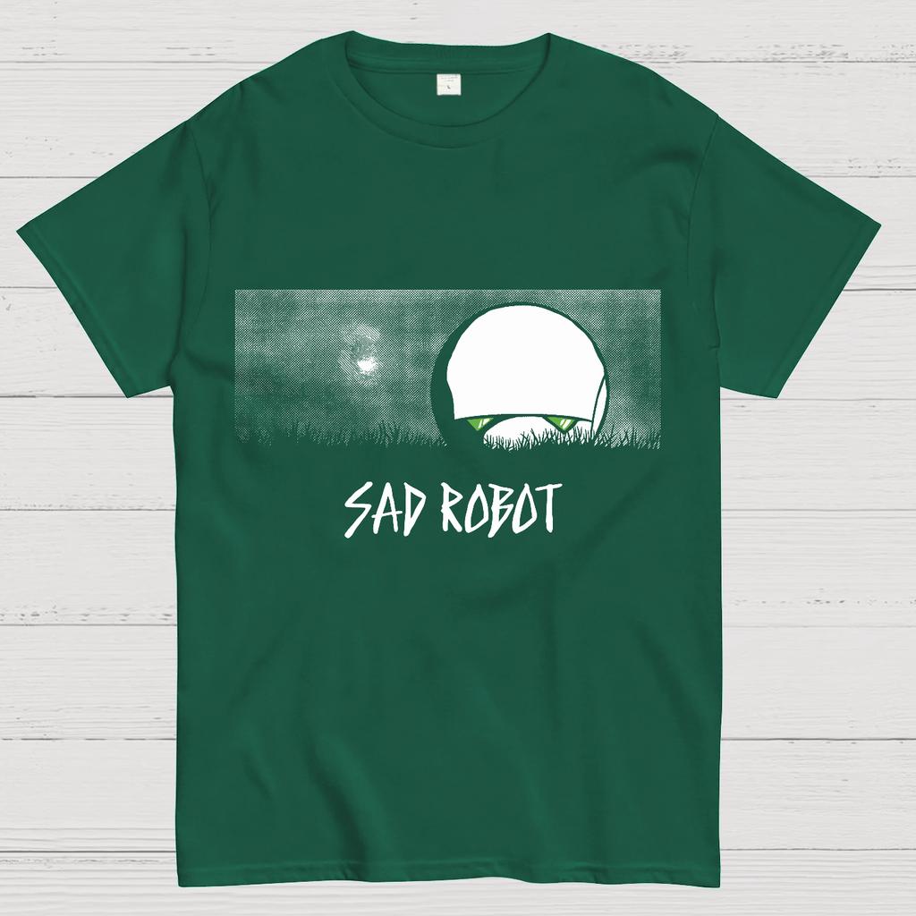 Sad Robot Cotton Summer Casual Cool Loose T-Shirt