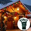 Holiday Lighting Hangers Christmas Light Clips for C7 C9 E12 E17, Outdoor String Lights, Weather-Resistant Spring Hooks with Anti-Slip Gaskets