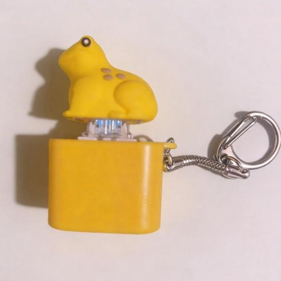 Игрушка-антистресс Лягушка Квакающая Непоседа Брелок Перезаряжаемый Лягушка Кликер с Реалистичными Звуками Портативная Игрушка для Снятия Стресса