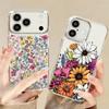 Чехол INS с принтом подсолнуха для iPhone 17 Pro Max iPhone 16 15 14 13 Pro Max 11 17e 16e Покрытие Рамка для камеры Прозрачная Мягкая силиконовая задняя крышка