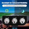 3 In 1 Multifunctional Car Meter Auto Gauge Kit 52mm Voltage Water Temperature Oil Pressure Meter Voltmeter with Sensor