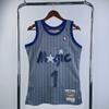 MN Vintage Basketball Jersey 94 Season Magic Team White Black 1 32 Number Heat Pressed
