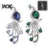 Peacock Brooch Pin Faux Crystal for Women, Bling Rhinestone Decorative Clothing Lapel Pin, Dainty Jewelry Wedding Party Prom Luxury