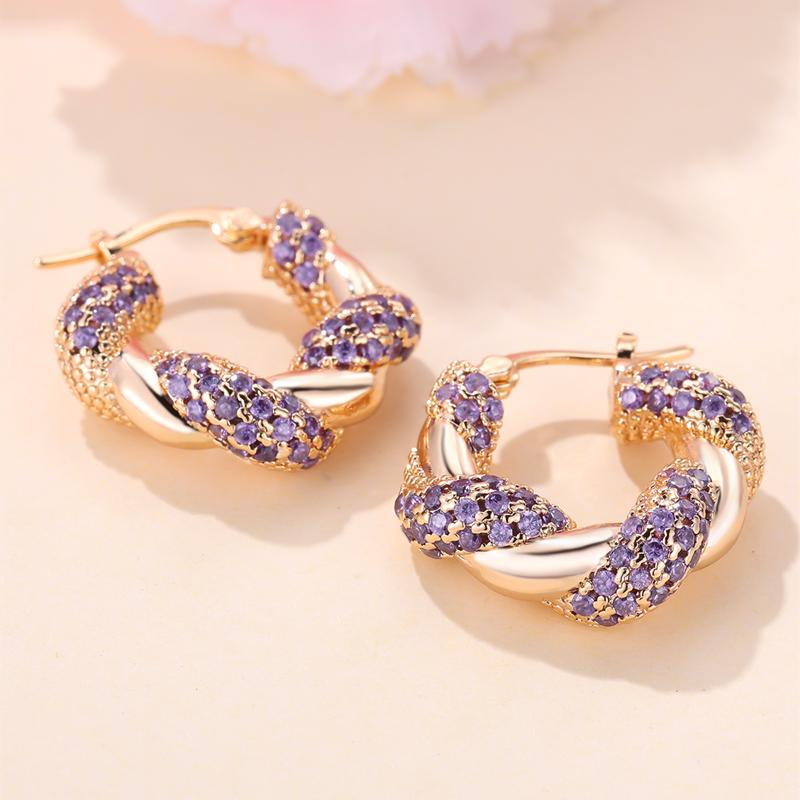 Модные геометрические витые толстые серьги-кольца, модные золотые серьги, большие круглые серьги для женщин, ювелирные изделия в стиле панк, хип-хоп, подарок