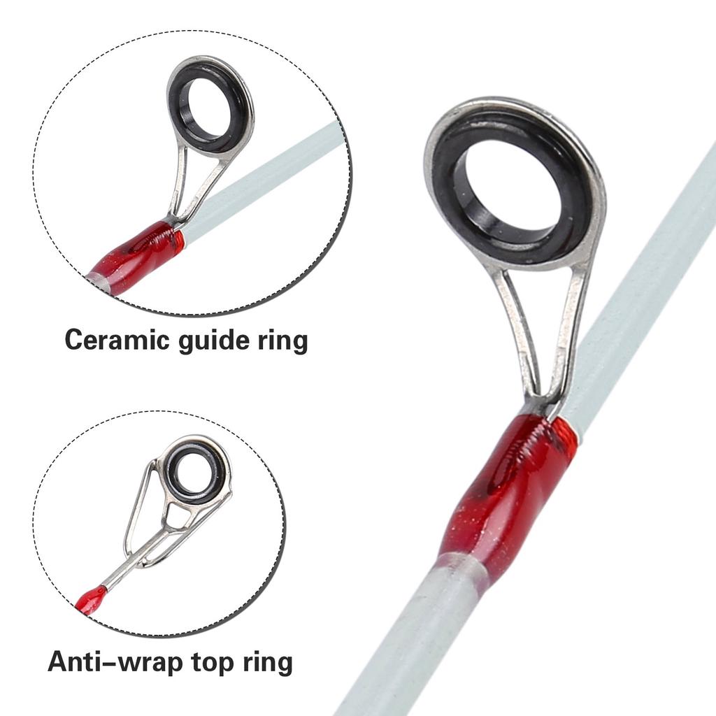 Удочка для ледяной удочки, портативная легкая удочка, спиннинговая рыбалка для форели, окуня, угри, рыбалка