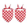 2PCS Pet Bandana for Cat Dogs Christmas Festival Party Props Dog Bandanas Scarf Triangle SalivaTowel Pet Holiday Collar