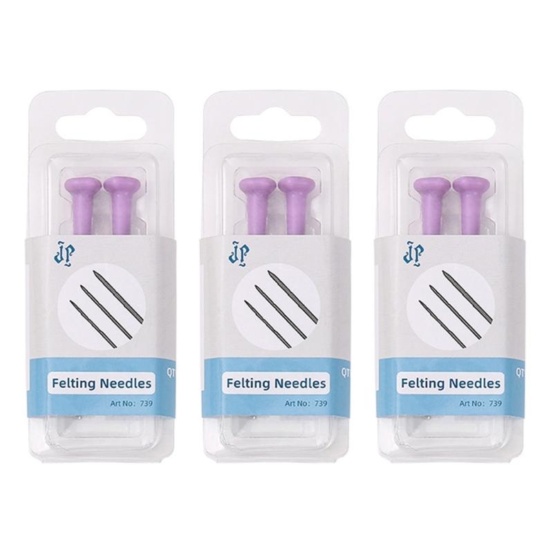 6Pcs Felting Needle Wool Felting Needle with Comfortable Grip for Beginner Professional
