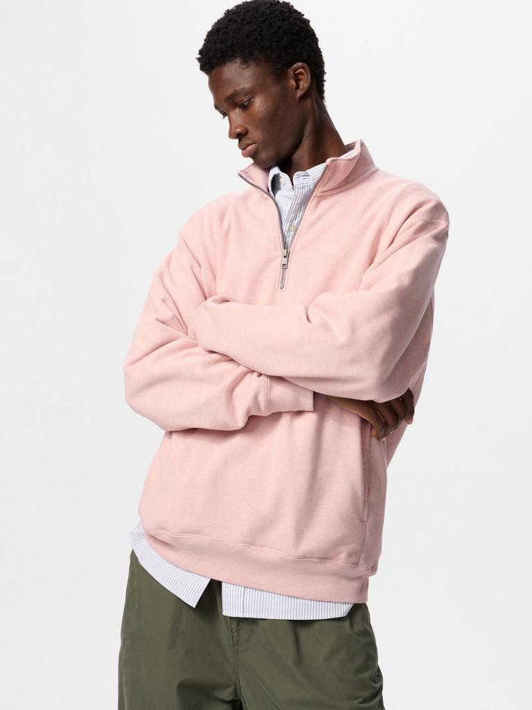 Uniqlo Японская толстовка с застежкой-молнией на половину длины