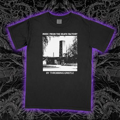Футболка Throbbing Gristle Death Factory Индустриальная Группа Графика Винтажная Унисекс T