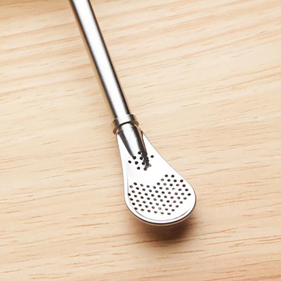 Многоразовая питьевая соломинка из нержавеющей стали, фильтр для кофе, чая йерба мате, барные инструменты