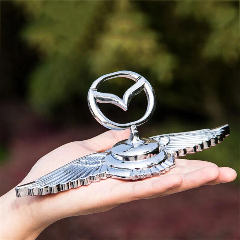 Для Mazda 6 2 3 5 CX3 CX5 CX7 CX9 MX3 MX5 RX7 Axela Atenza Protege Автомобиль Капот Крышка Капота 3D Серебряная Наклейка-Эмблема Декор