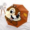 Disney Chip 'n' Dale Themed automatic opening and closing folding umbrella, portable   durable, 8 rib umbrella frame, very suitable for busi