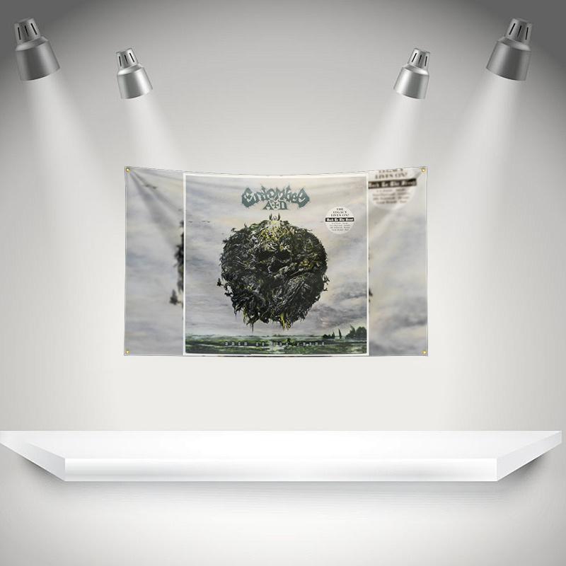 E-Entombeds Флаг Рок-музыкальная группа Баннер HD Печать Гобелен Выставка, Фанаты музыкальной группы, Декор гаража