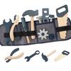 Kids Pretend Play Toy Tool Role Playing Educational Toys 3-6 Year Old Boys Wooden Simulation Children's Repairman Waist Bag Set