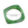 Minority Design Colorful Acrylic Bangle Europe American Style Transparent Hand Ring  Women