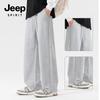 JEEP SPIRIT Men's High Street Retro Wide Leg Sweatpants