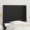 VidaXL Headboard with Ears Black 103x16x118-128 Cm Faux Leather3119384