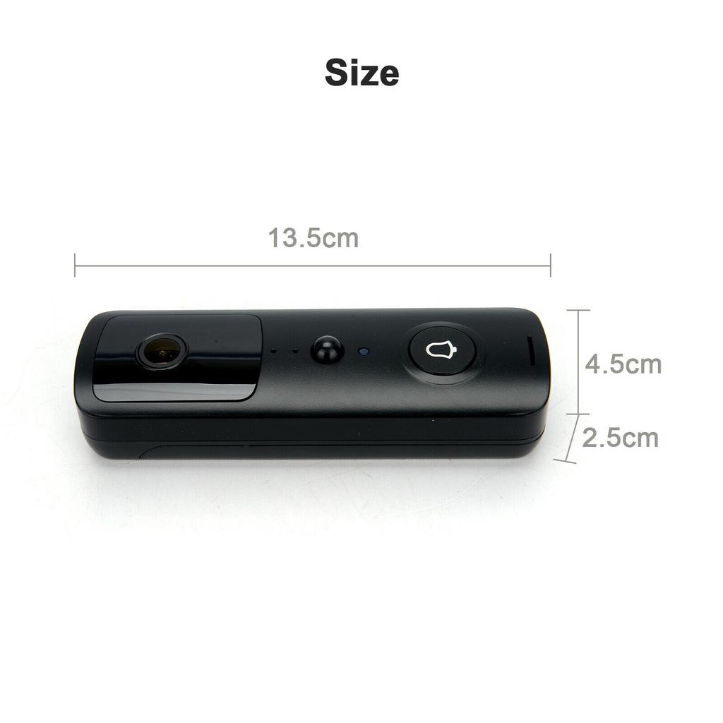 Умный видеодомофон 1080P, Wi-Fi, беспроводной домофон, дверное кольцо, камера, звонок, безопасность, простота установки и использования, прочный и долговечный для жилых домов, отелей