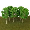 5 Pcs Train Model Trees