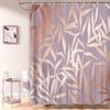 Шторка для душа Розовое золото Розовое золото Тропические листья Современная роскошь Шторки для душа для ванной Тканевая шторка для ванной Набор с крючками