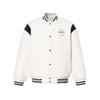 Color Block Letter Single-Breasted Comfortable Breathable Versatile Loose Baseball Jacket Men Jackets White AFDU593-1