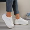 2025 Новый Стиль Повседневная Обувь Для Женщин, Женские Туфли на Платформе, Белая Обувь, Удобные Кроссовки, Увеличение Роста на 5 см