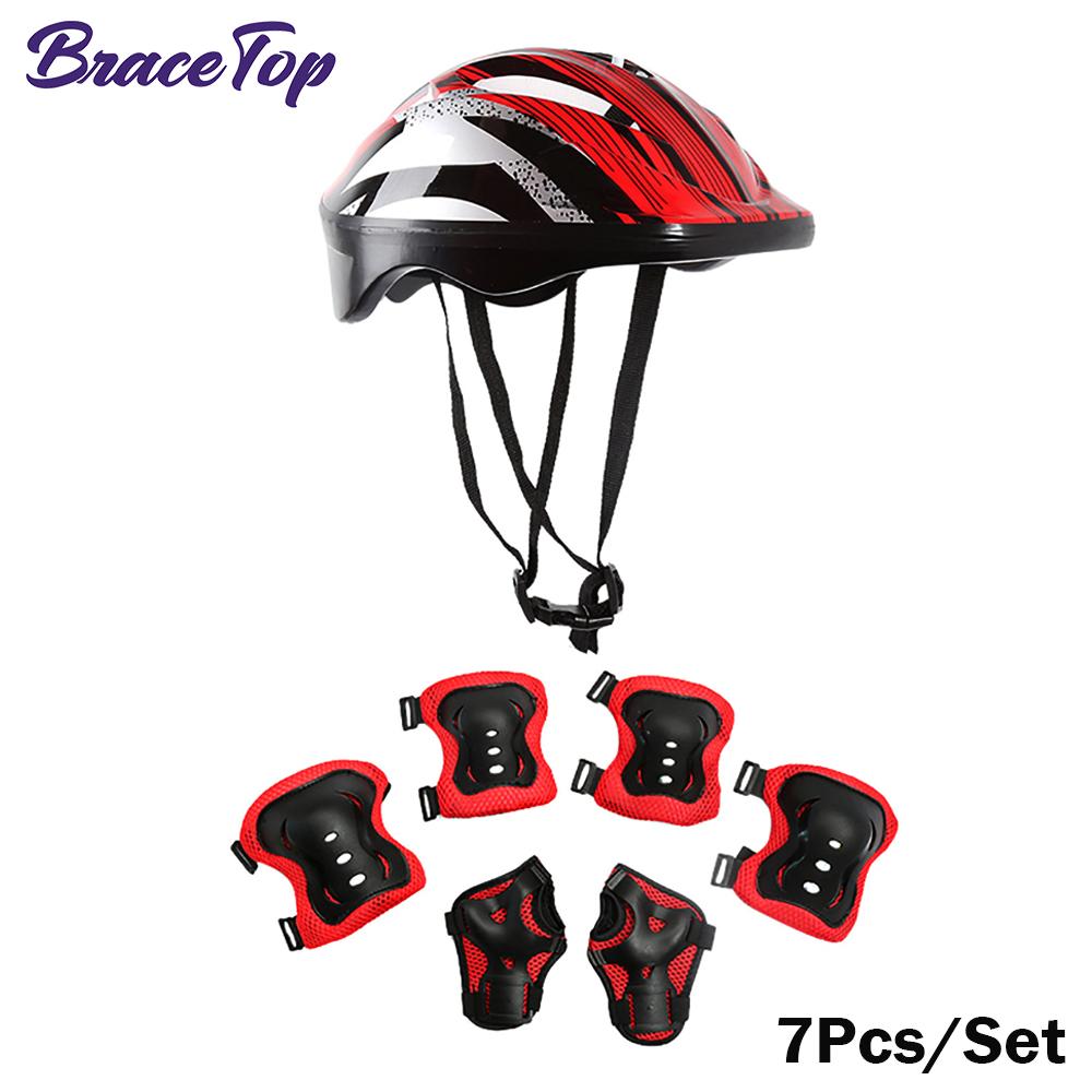 Детские наколенники и налокотники, комплект защитного снаряжения, защитное снаряжение для роликовых коньков, велоспорта, скейтборда, спорта