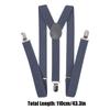 Mens & Womens One Size Suspenders Adjustable Suspenders With Heavy Duty Clip For Work, Gray