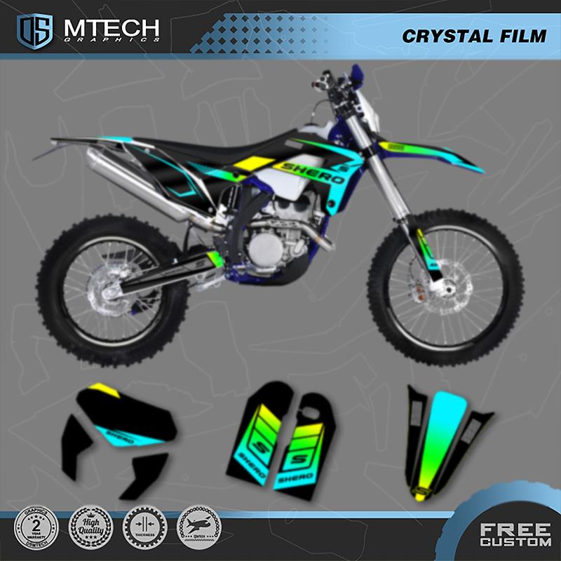 DSMTECH Custom Team Graphics Decals Stickers Kits For SHERCO 2017 2018 2019 2020 2021 2022 SE SEF 004