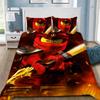 N-ninjagos Постельное белье Мультяшная Игровая Наволочка Комплект Постельного Белья Мальчик Девочка Украшение Спальни Детский Подарок Односпальное Двуспальное Большого Размера