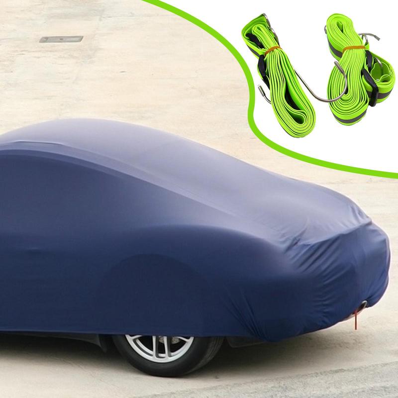 Elastic Car Cover Strap Outdoor Bungee Cord Hook Wind Protector Rope Universal for Car Covers SUV Sedan Boat