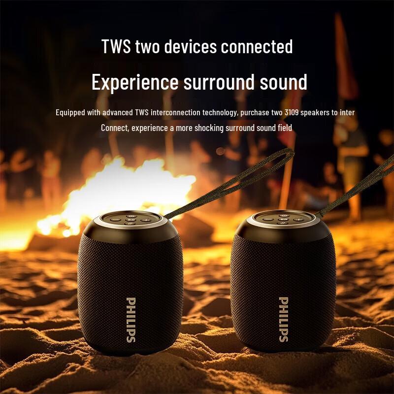 Philips TAS3109 Portable Bluetooth Speaker