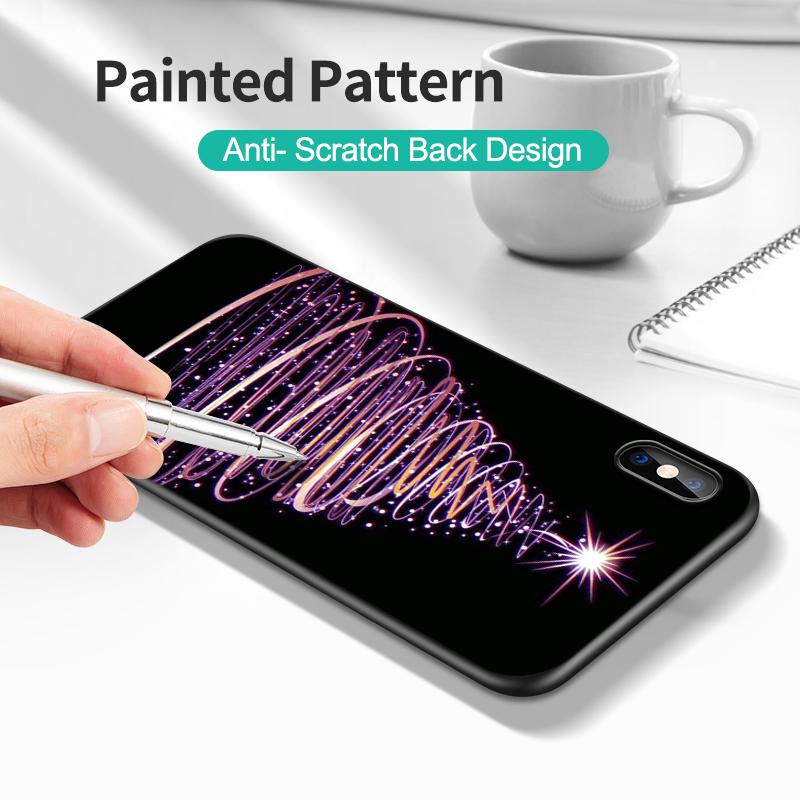 Черный чехол из ТПУ для Vivo Y01 Y2 Y12S Y12A Y50 Y15 Y15A Y15S Y17 Y3 Y11 Y50 Y50T Y51S 2019 2020 5G рождественская елка свет зима