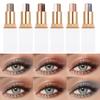 1Pc Double Ended Eyeshadow Stick Shimmer and Glitter Gradient Colors High Gloss Creamy Formula Easy Blend Makeup Stick for Women