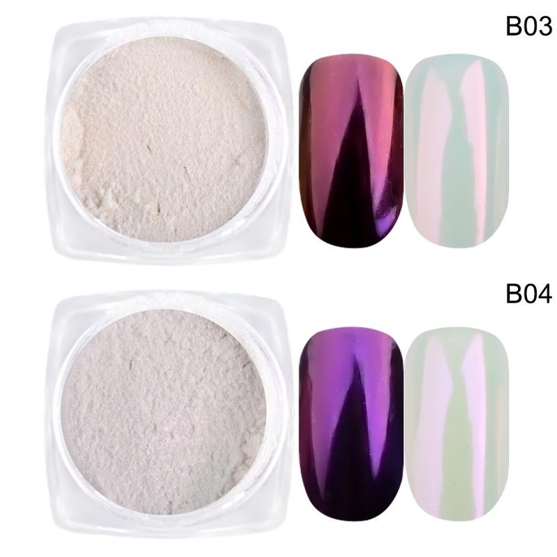 Мерцающая жемчужная пудра для маникюра