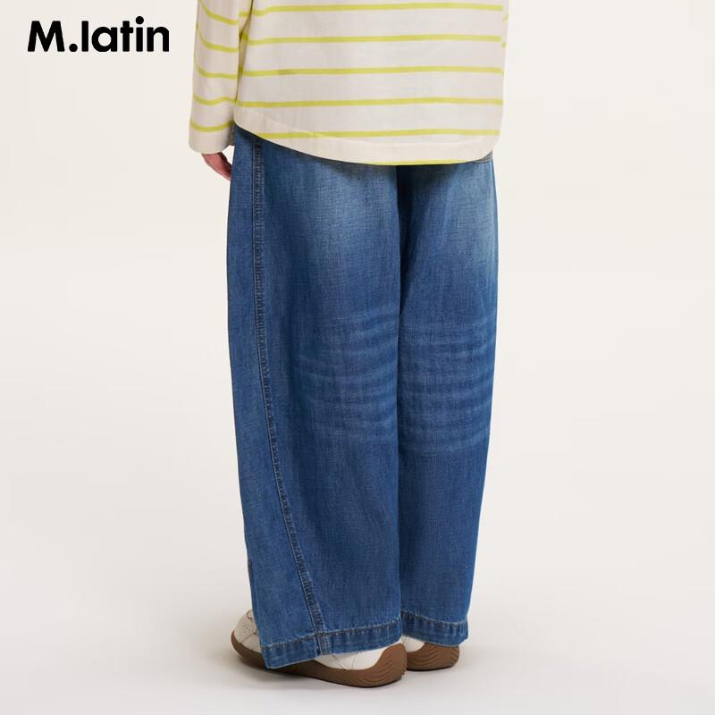 Джинсы для девочек M.Latin, повседневные, с мультяшным принтом, из денима