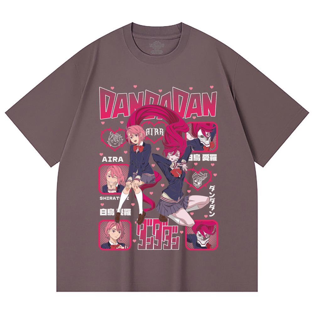 230 Gsm 100% Cotton Dandadan V11 Aira Print Unisex Heavy Cotton T Shirt