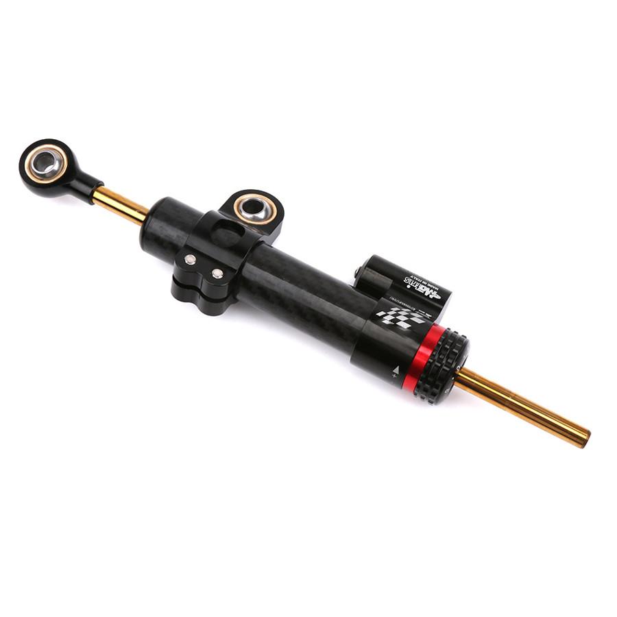 Carbon Fiber 9.8 INCH Steering Damper Stabilizer Motorcycle Universal