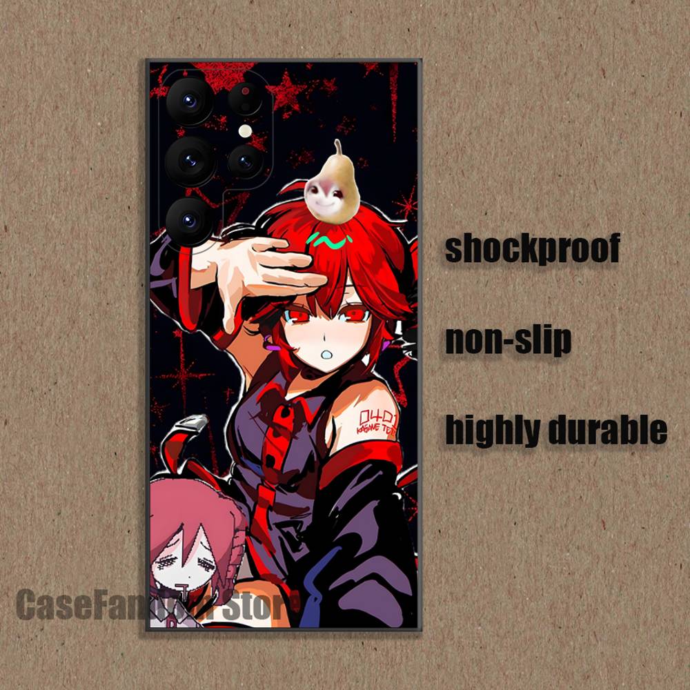 K-Kasane T-Teto Get To Me For Samsung Phone Case S26,S25,S24,S21,S22,S23,S30,Ultra,S20,Plus,Fe,Lite,5G Black Cover