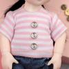 Dollhoues Miniature Clothing Sewing Craft Mini Metal Buttons Dolls Strap Buckles DIY Doll Clothes