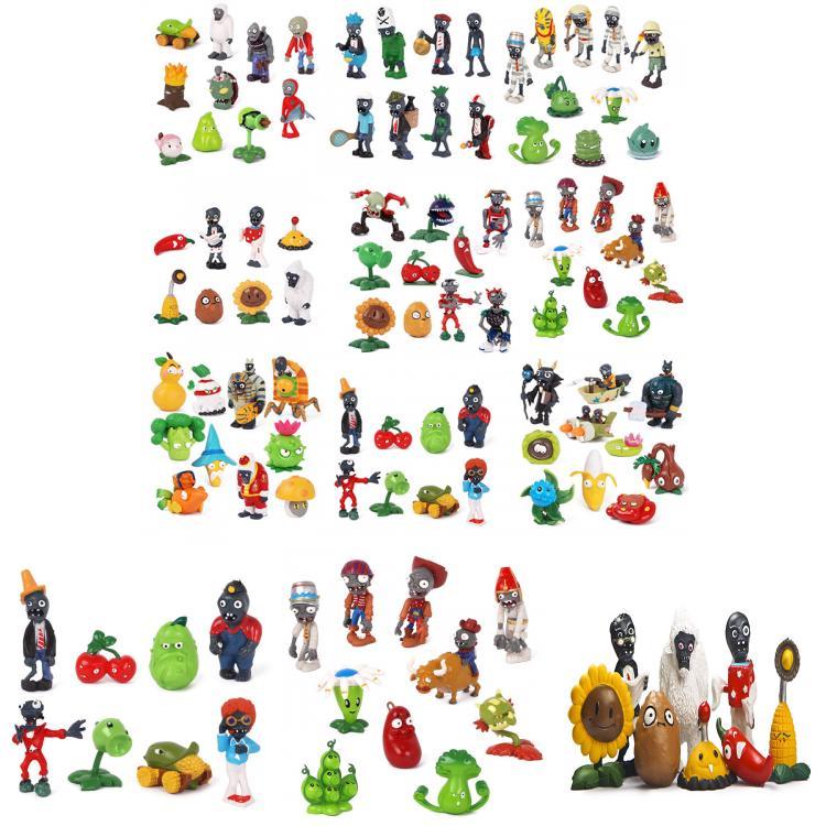 Decorate Your Easter With Plants Vs Zombies Series Egypt Private Wild West Pvc Toy Action Figures Set New