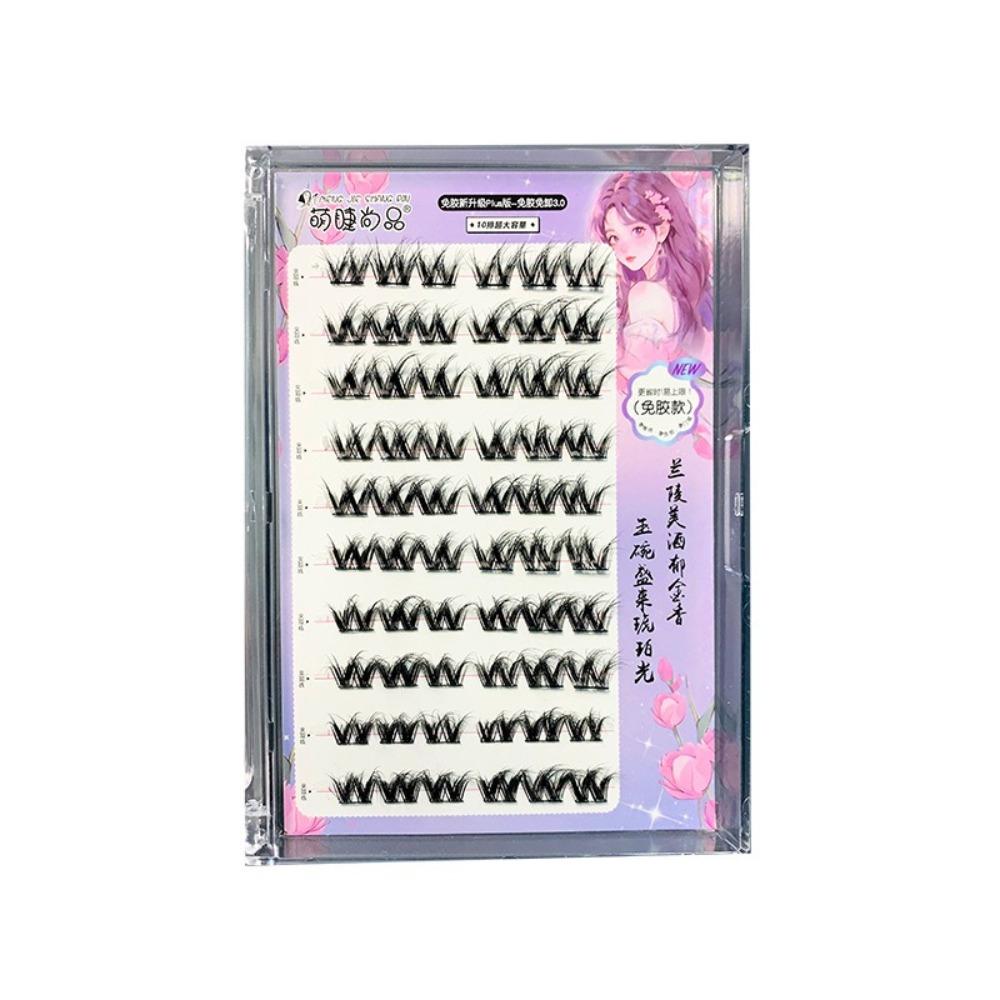 Наращивание ресниц Индивидуальные пучки ресниц 60/72 пучка Накладные ресницы Сделай сам