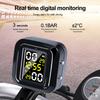 Мотоциклетные датчики давления в шинах TMPS Moto с цветным экраном Система контроля давления в шинах 2 колеса Шины Внешний датчик