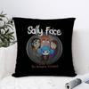 Horror Game SSally Face Pillow Covers Cartoon Sofa Decorative Home Doublesided Printing Short Plush Cute Cushion Cover