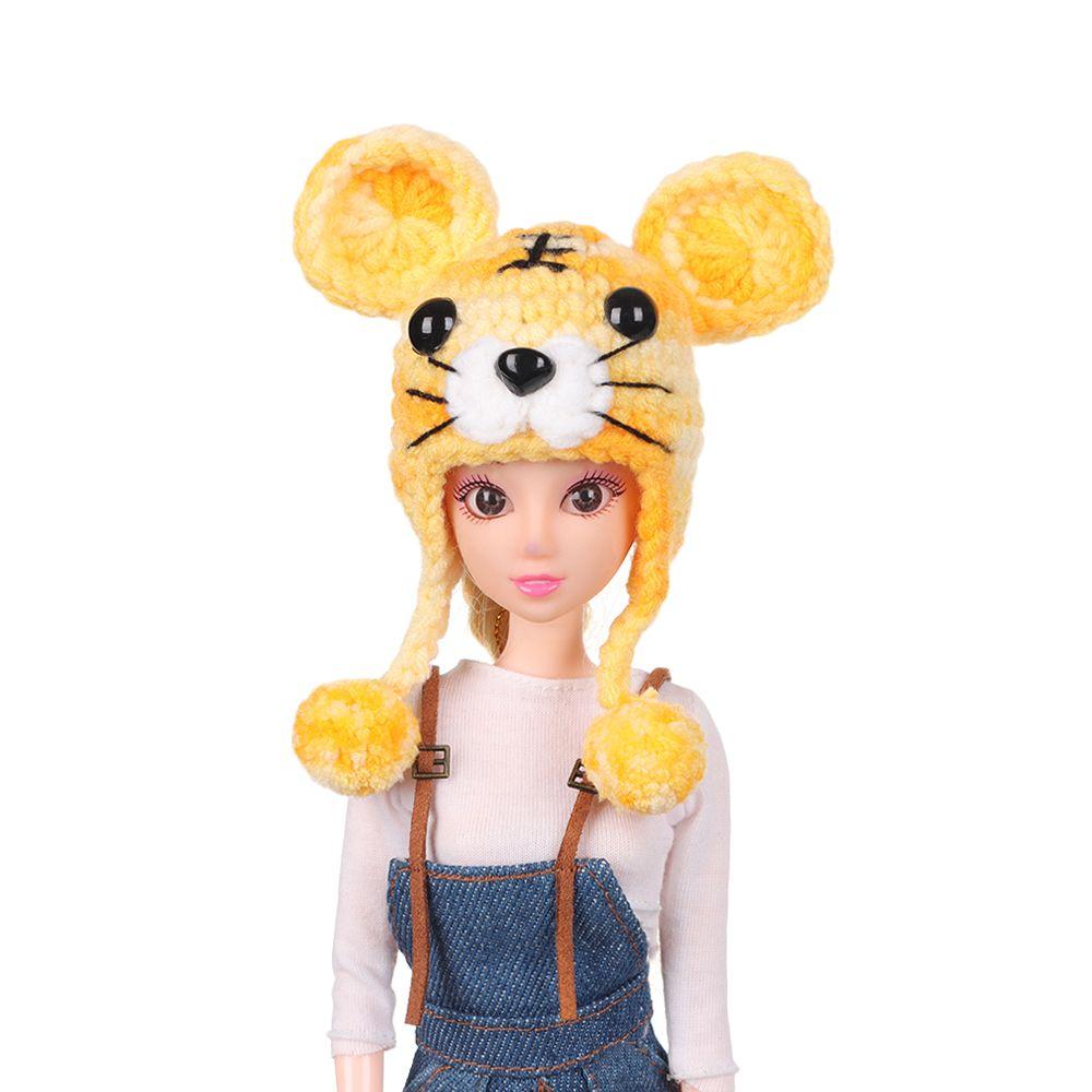 Clothes Accessories Fashion Cloth Cartoon Knitted Hats Doll Knitted Hat 1/12bjd Hat Animal Ear Caps