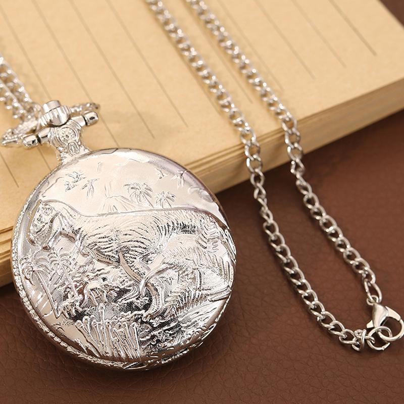 Fashion Classic Men's Quartz Watch Vintage Memorial Necklace Pendant Pocket Watch,ideal Choice for Gifts To Men and Women