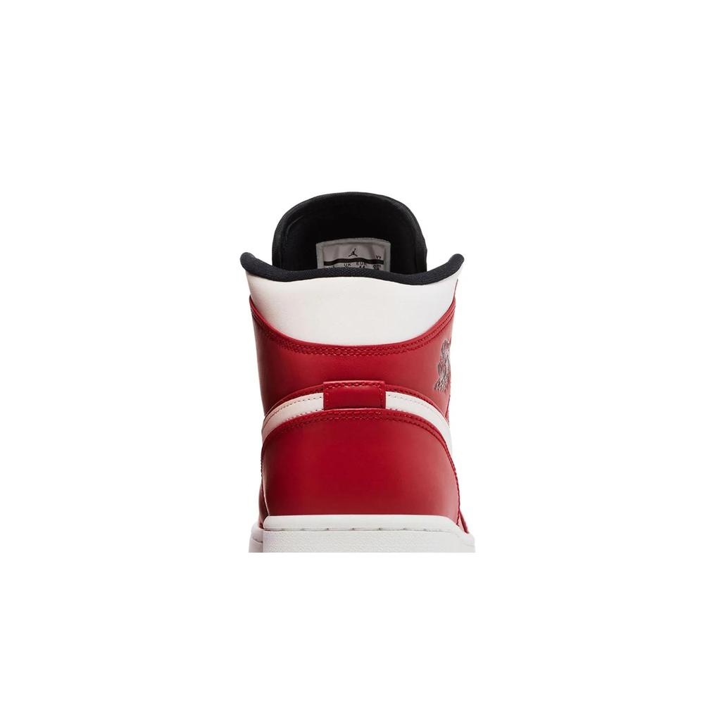 Air Jordan 1 Mid 'Gym Red' (унисекс) спортзал Красный / Белый Винтажные Баскетбольные Кроссовки 554724 605
