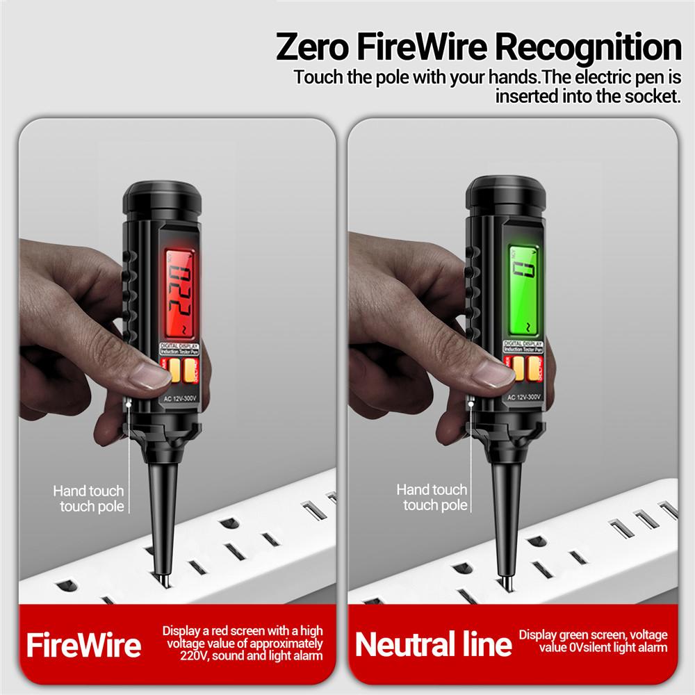 B15 B16 Test Pencil Digital Voltmeter Voltage Indicator Aneng ABS/Chrome Vanadium Steel Slotted Screwdriver Bits Volt Tester